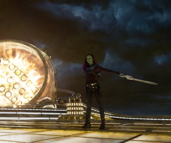 Une scène du film Guardians of the Galaxy Vol. 2