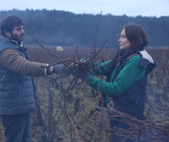 Une scène du film Retour en Bourgogne