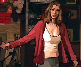 Scène du film A Scanner Darkly