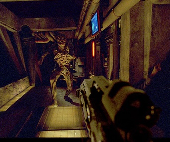Scène du film Doom