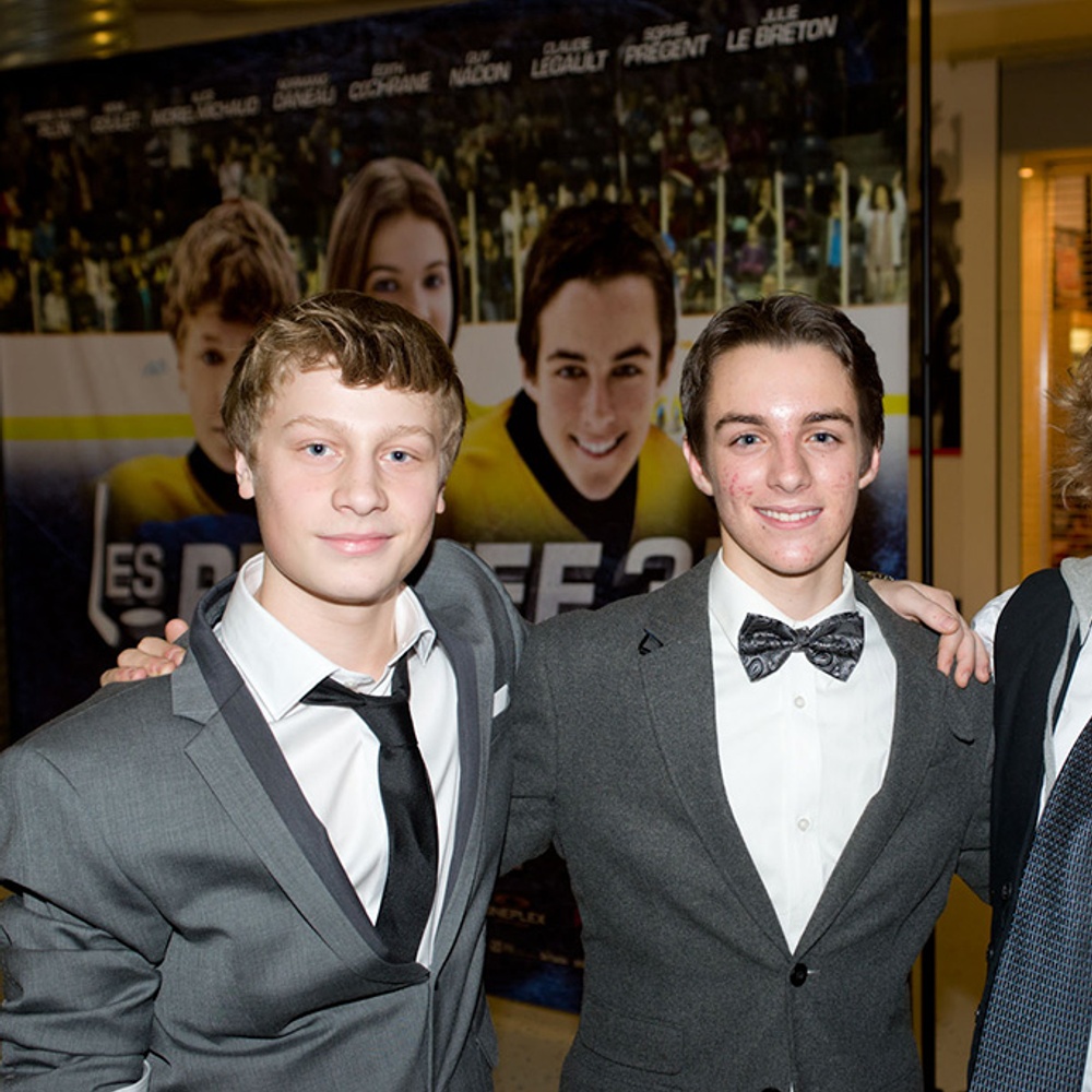 Sur le tapis rouge de Les Pee-Wee 3D : L'hiver qui  changé ma vie