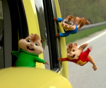 Une scène du film Alvin and the Chipmunks - Road Chip