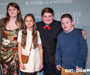 Tapis rouge du film Le cyclone de Noël