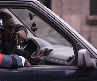Une scène du film Bum Rush