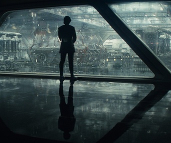 Une scène du film Star Wars: The Last Jedi