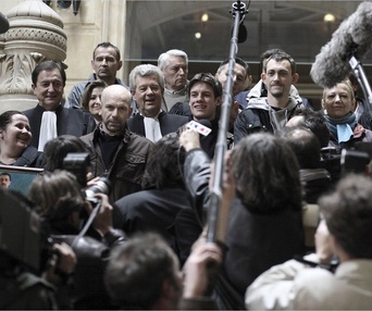 Une scène du film Présumé coupable