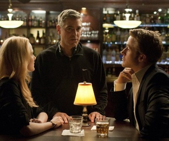 Sur le plateau du film The Ides of March