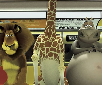Scène du film Madagascar