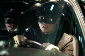 Une scène du film The Green Hornet