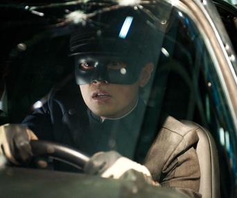 Une scène du film The Green Hornet