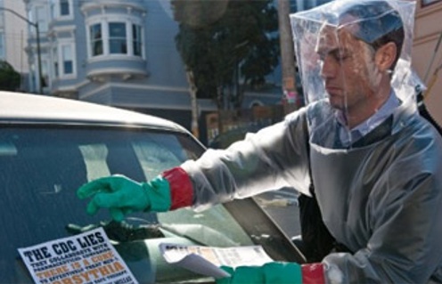 Jude Law dans le film Contagion