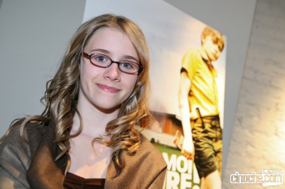 Catherine Faucher sur le tapis rouge de C'est pas moi, je le jure!