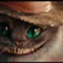 Une scène dans le film Alice in Wonderland