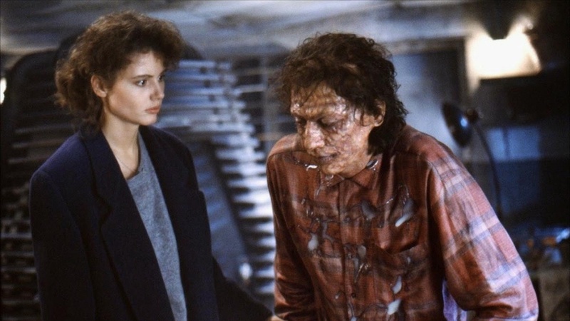 Une scène du film The Fly