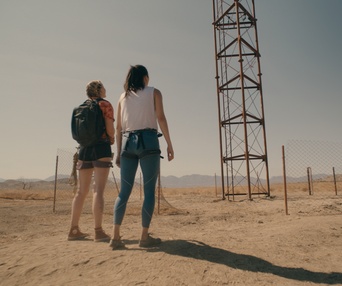 Une scène du film Fall