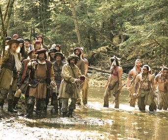 Une scène du film Hochelaga : Terre des âmes