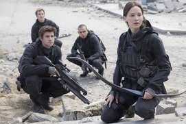 Une scène du film The Hunger Games: Mockingjay - Part 2