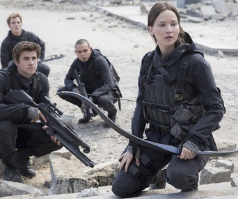 Une scène du film The Hunger Games: Mockingjay - Part 2