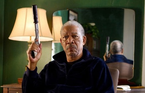 Morgan Freeman dans le film Red