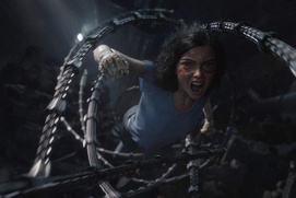 Une scène du film Alita: Battle Angel Une scène du film Alita: Battle Angel