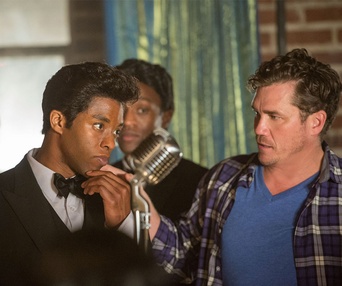 Sur le plateau du film Get on Up
