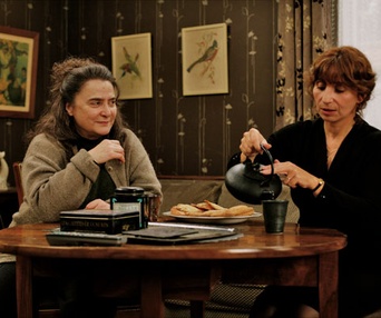 Une scène du film Le hérisson