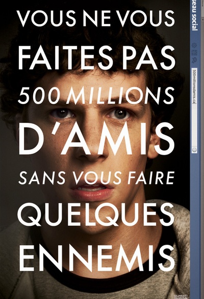 Affiche du film Le réseau social