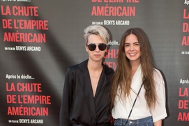 Tapis rouge du film La chute de l'empire américain