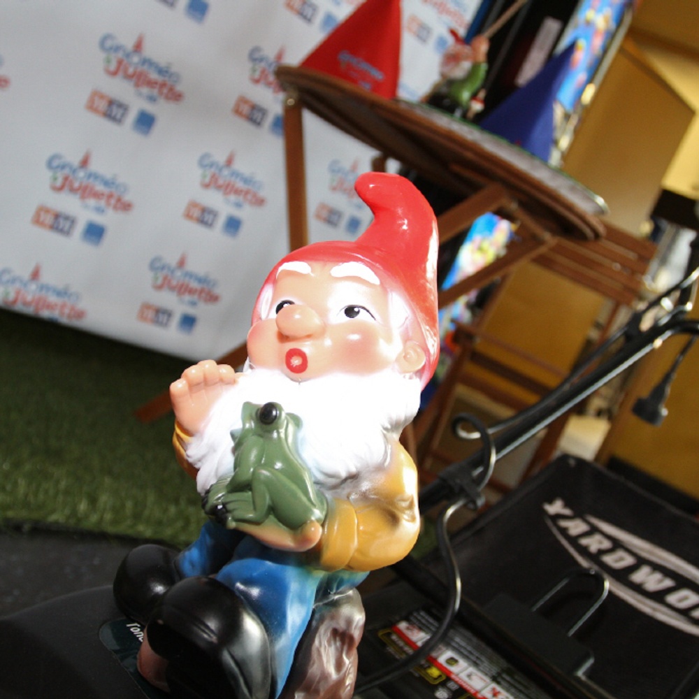 Sur le tapis rouge de Gnomeo et Juliette