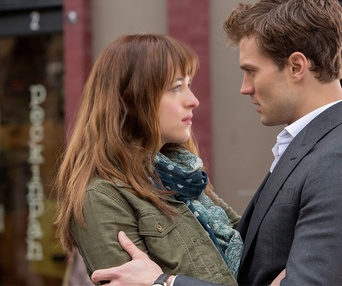 Une scène du film Fifty Shades of Grey