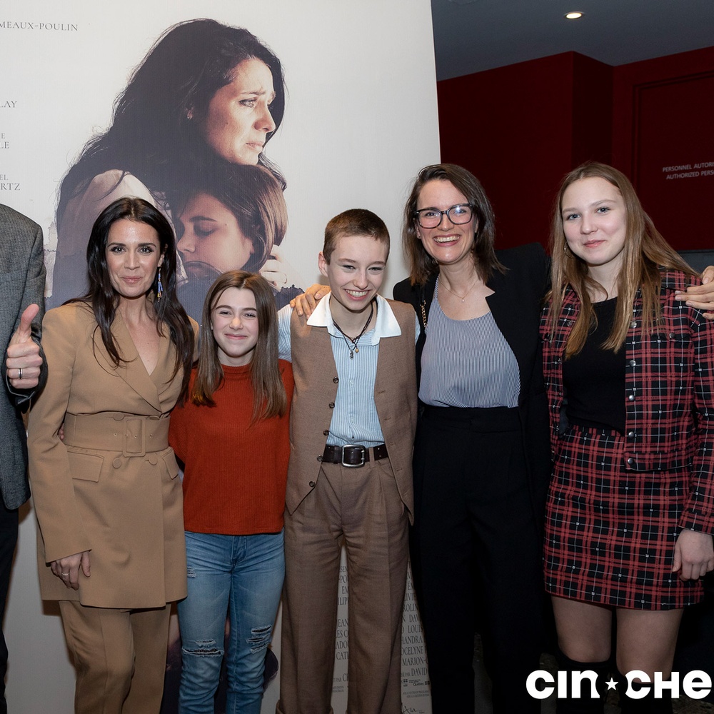 Sur le tapis rouge du film Dérive