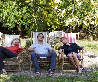 Une scène du film Sous le figuier