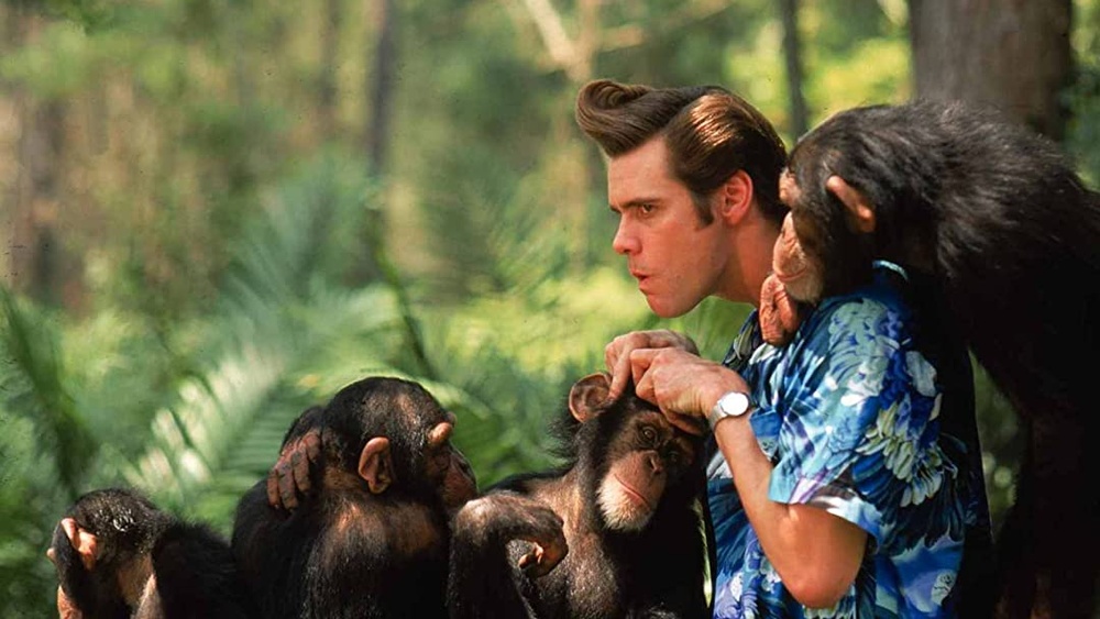 Une scène du film Ace Ventura: When Nature Calls