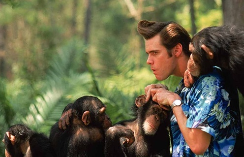 Une scène du film Ace Ventura: When Nature Calls