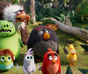 Une scène du film The Angry Birds Movie 2