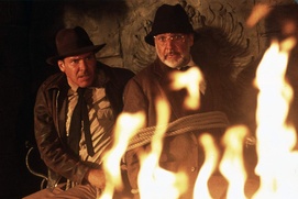Une scène du film Indiana Jones and the Last Crusade