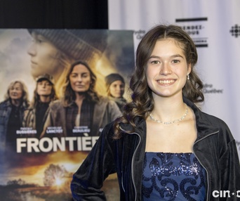 Sur le tapis rouge du film Frontières