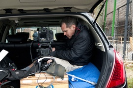 Sur le plateau du film 388 Arletta Ave