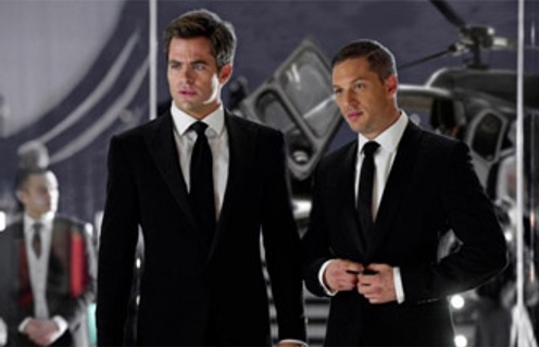 Chris Pine et Tom Hardy dans This Means War