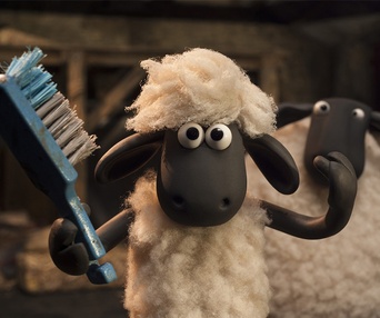 Une scène du film Shaun the Sheep