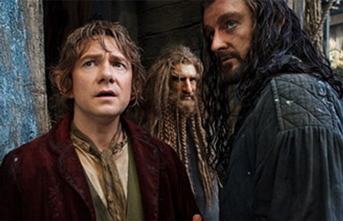 Une scène du film The Hobbit:The Desolation of Smaug