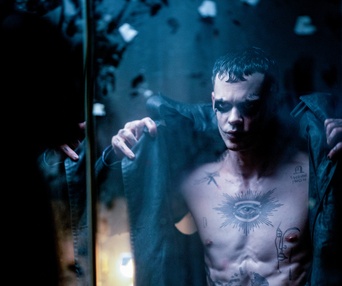 Une scène du film The Crow