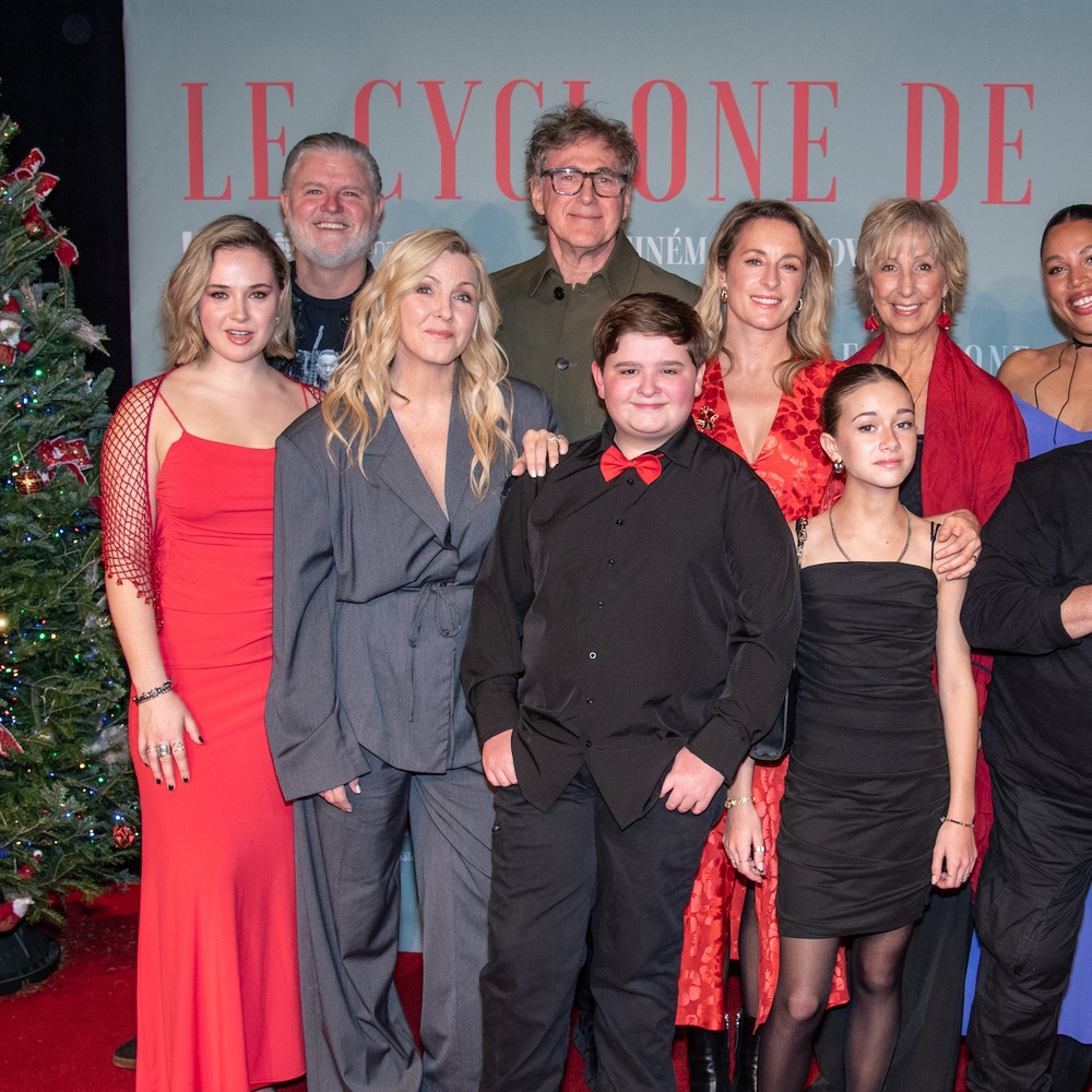 Tapis rouge du film Le cyclone de Noël
