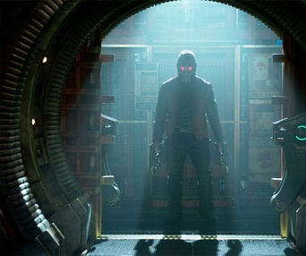 Une scène du film Guardians of the Galaxy