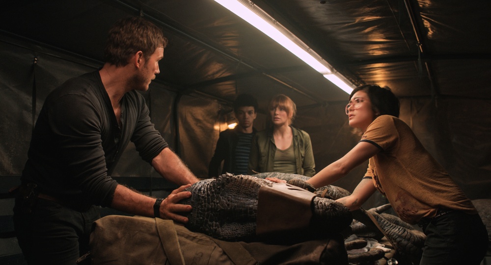 Une scène du film Jurassic World: Fallen Kingdom
