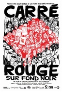 Affiche du film Carré rouge sur fond noir