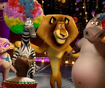 Une scène du film Madagascar 3: Europe's Most Wanted