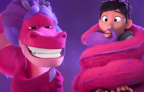 Une scène du film Wish Dragon