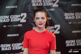 Sur le tapis rouge du film Bon Cop Bad Cop 2