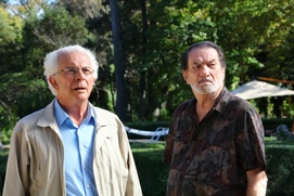 Une scène du film Les vieux fourneaux